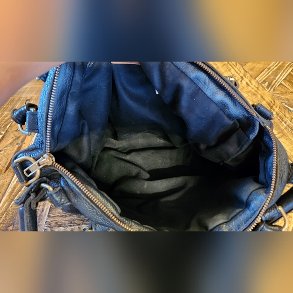 Deadly Ponies Mr Fill n Zip Twist Leather Bag Designer Rare Find - Picture 8 of 11